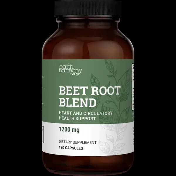 Rauðrófuhylki. Lífræn og kröftug. 1200mg - 120hylki