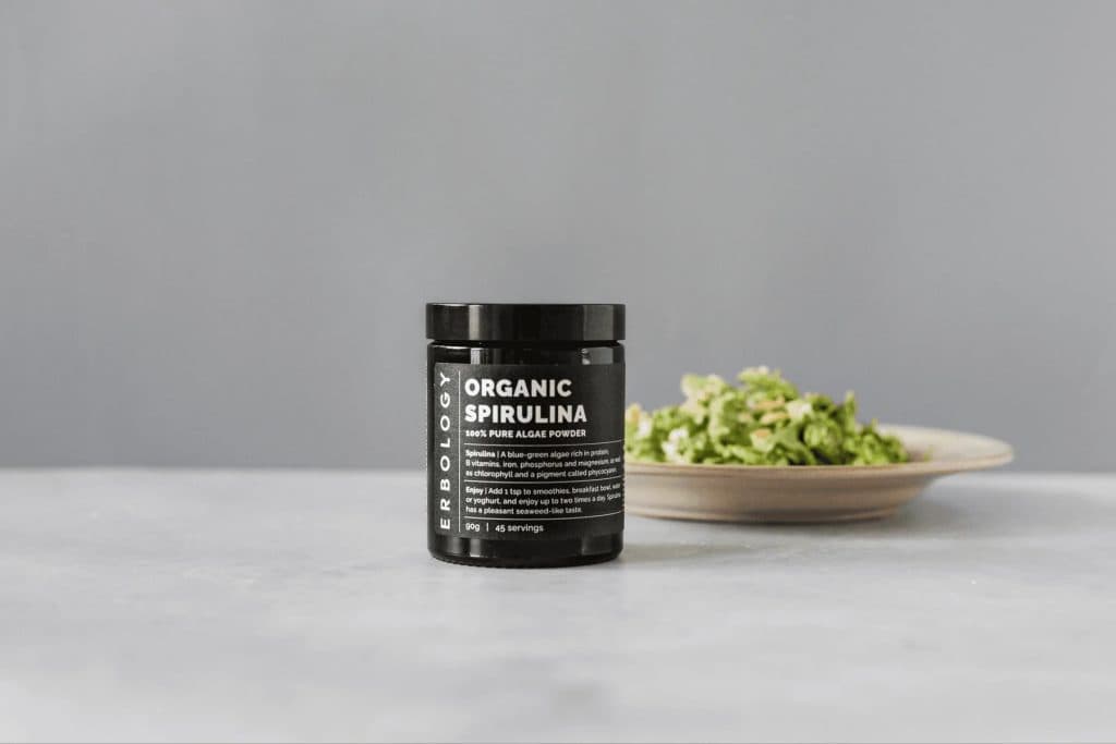 100% lífrænt spirulina duft