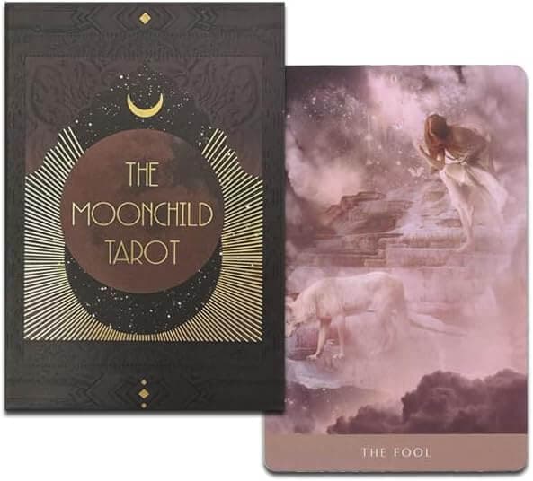 Moonchild tarot spil. Dökk og dularfull.