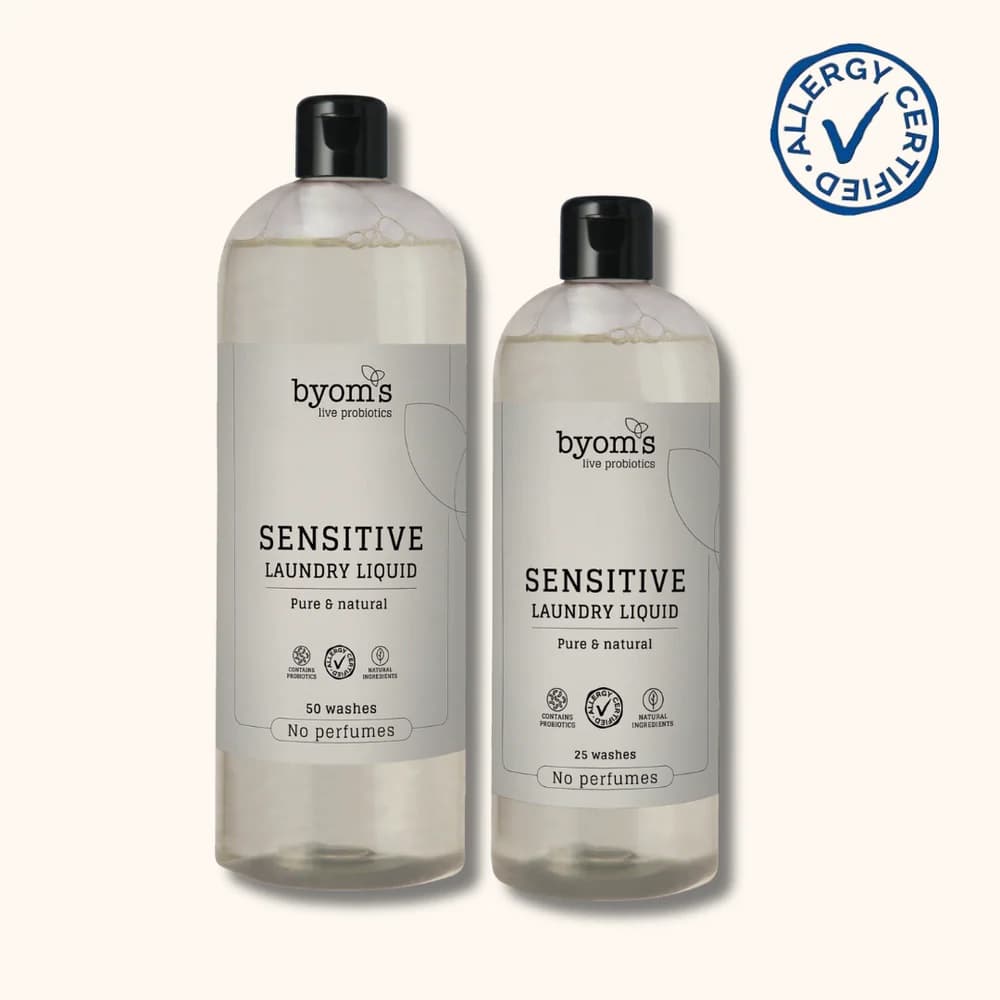 SENSITIVE. Fljótandi þvottaefni með góðgerlum fyrir viðkvæma húð. Ecocert vottaður. 500 ml