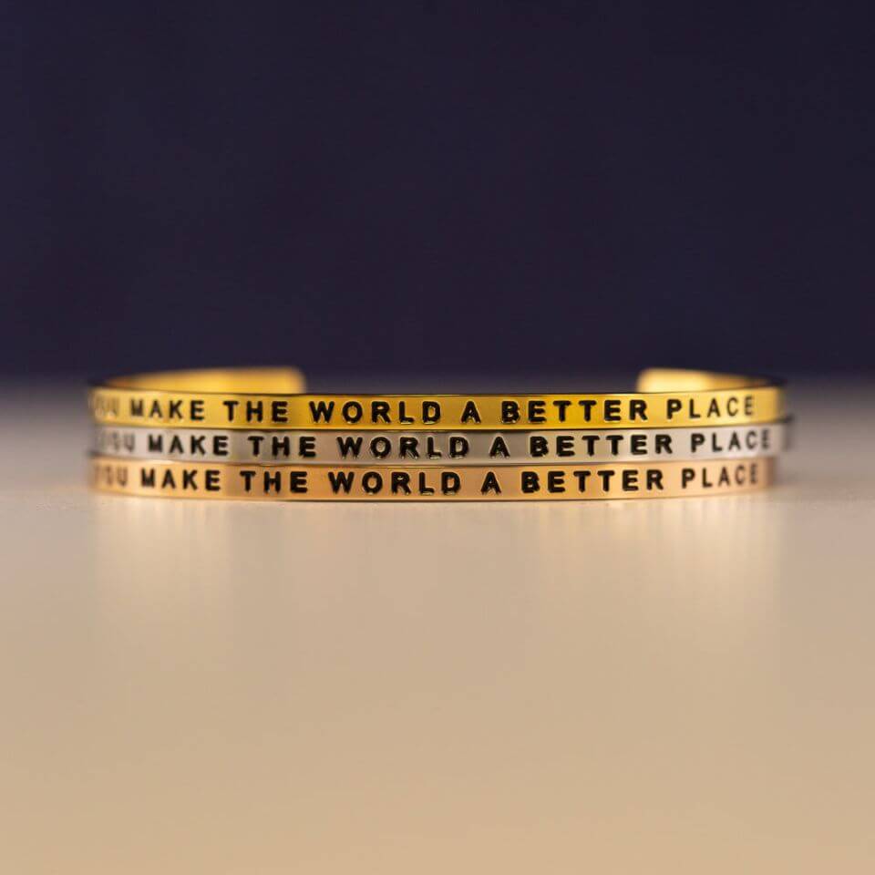You make the world a better place. Silfur