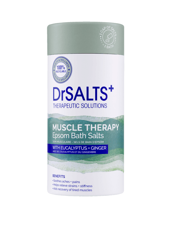 Epsom salt með eucalyptus og engifer. Hressandi.