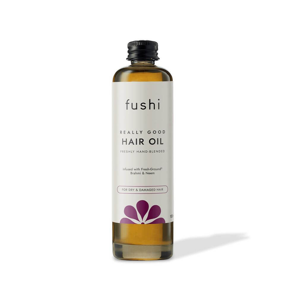 Einstök hárolía sem endurnærir hárið. Með brahmi