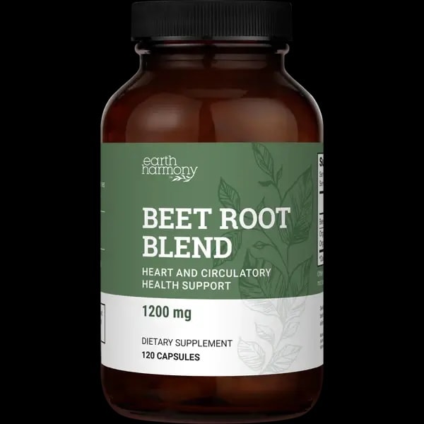 Rauðrófuhylki. Lífræn og kröftug. 1200mg - 120hylki