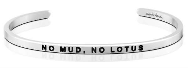 No mud, no lotus. Gulll, rósagull!