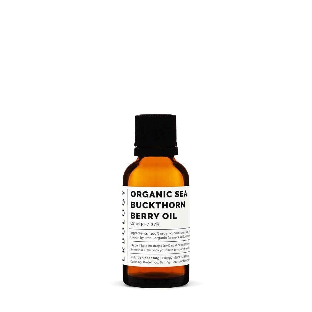 Hafþyrnir/ Sea Buckthorn berja olía, tandurhrein og lífræn beint frá býli!
