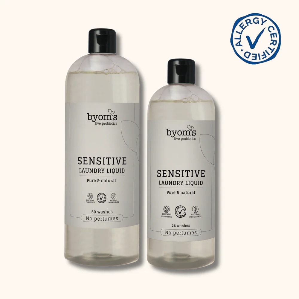 SENSITIVE. Fljótandi þvottaefni með góðgerlum fyrir viðkvæma húð. Ecocert vottaður. 500 ml
